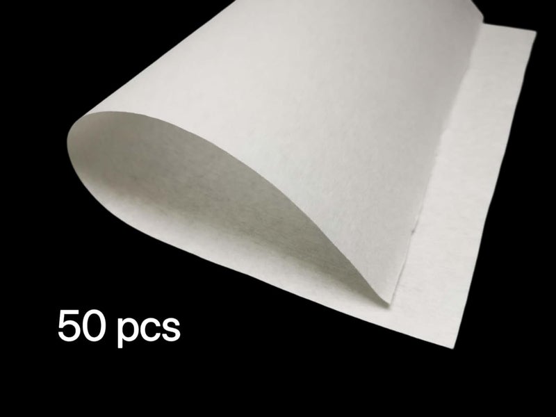Paperry 50 pcs Couch Sheets for Hand Paper Making Papermaking, 9.8x11.8 inch & 11.8x15.7 inch, Non-Woven, Water Absorbent, Multiple Use (9.8x11.8 inch) - Image 2